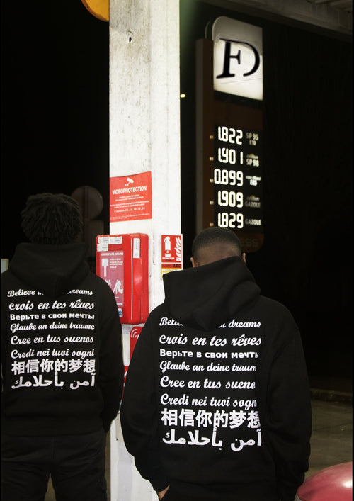 Pull Noir Oversize